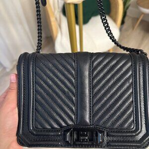 Love Chevron Quilted Crossbody Bag - Rebecca Minkoff